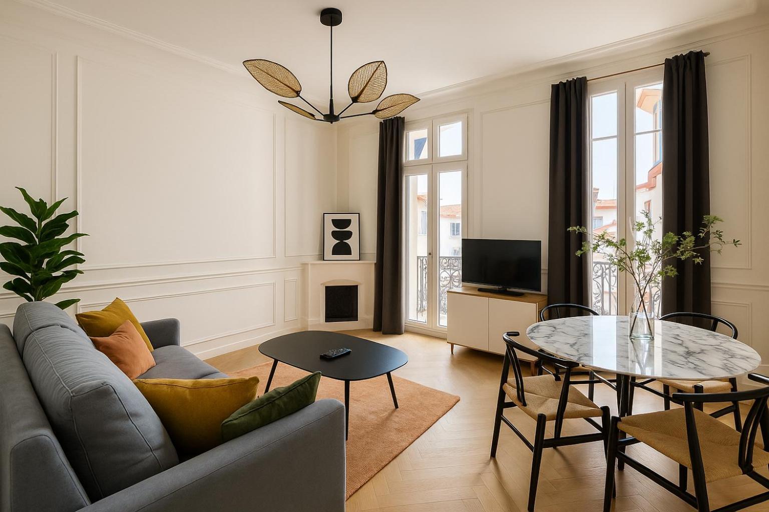 Newly Renovated Apartment With Balcony, Ac, Fiber Internet Monte Carlo Exteriör bild